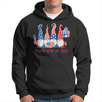 American Patriotic Gnomes Usa Independence Day 4Th Of July Hoodie - Seseable