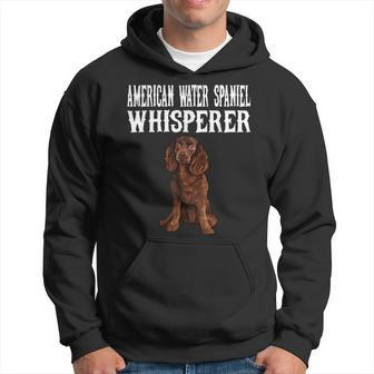American Water Spaniel Wisperer Dog Lover Hoodie | Mazezy