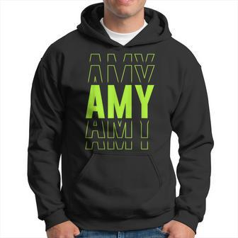 Amy Gifts Idea Retro First Name Vintage Amy Hoodie - Thegiftio UK