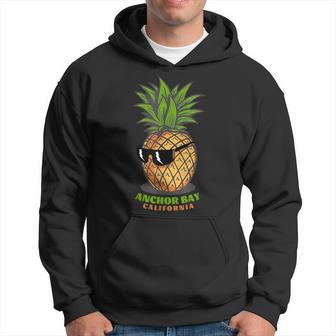 Anchor Bay Ca California Cute Pineapple Sunglasses Vacation Hoodie | Mazezy