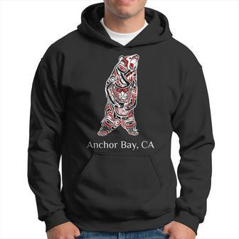 Anchor Bay Ca Native American Brown Grizzly Bear Hoodie | Mazezy