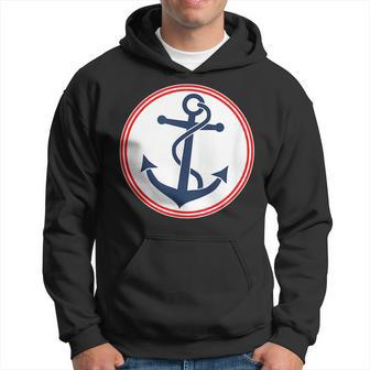 Anchor Red White And Blue Hoodie | Mazezy
