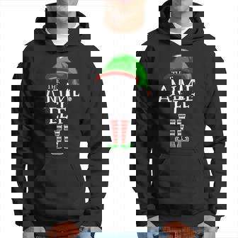 Anime Elf Group Matching Family Christmas Holiday Hoodie - Monsterry