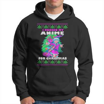 Anime Ugly Christmas Sweater Anime Ugly Sweater Party N Hoodie - Monsterry UK
