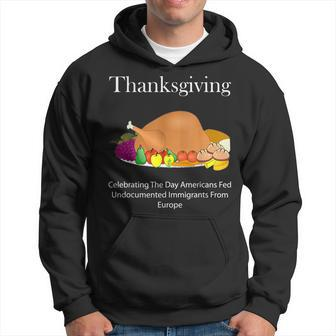 Anti Thanksgiving T For Native American Indian Hoodie | Mazezy