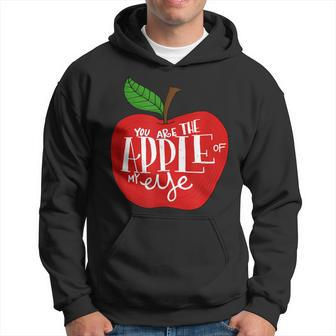 You Are The Apple Of My Eye Red Apple Hoodie | Mazezy