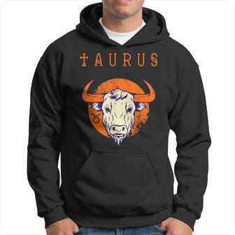 April May Taurus Astrological Sign Bull Zodiac Birthday Hoodie | Mazezy