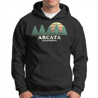 Arcata Ca Vintage Throwback Retro 70S Hoodie | Mazezy