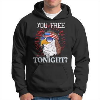 Are You Free Tonight 4Th Of July American Bald Eagle Hoodie | Mazezy