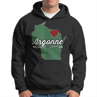 Argonne Wisconsin Wi Usa City State Souvenir Hoodie | Mazezy