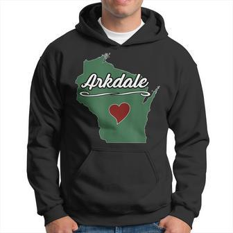 Arkdale Wisconsin Wi Usa City State Souvenir Hoodie | Mazezy
