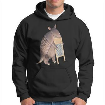 Armadillo Playing The Washboard Hoodie | Mazezy DE