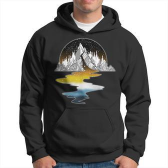 Aroace Sunset Pride Flag Mountain Lgbt Gay Asexual Aromantic Hoodie | Mazezy