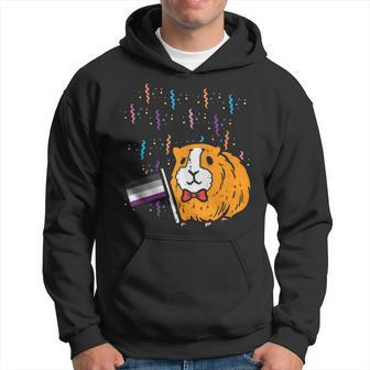 Asexual Flag Hamster Lgbt Pride Month Ace Pride Stuff Animal Hoodie | Mazezy