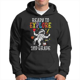Astronaut Ready To Explore 2Nd Grade Second First Day School Hoodie | Mazezy