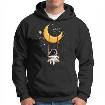 Astronaut Stars Space Lovers Moon Spaceman Kids Gifts Hoodie | Mazezy