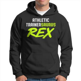 Athletic Trainer Gym Coach Rex Wellness Coaching Hoodie - Monsterry