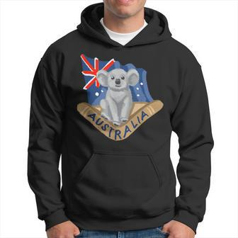 Australia Flag Koala Boomerang Hoodie | Mazezy