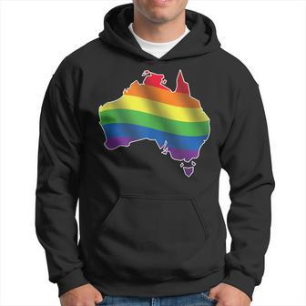 Australia Gay Flag Lgbtq Homosexual Queer Lesbian Pride Hoodie | Mazezy DE