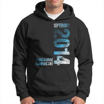 Awesome Since September 2014 9Th Birthday Born 2014 Hoodie - Monsterry UK