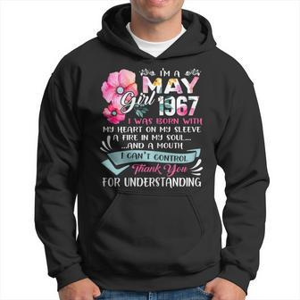 Awesome Since 1967 54Th Birthday Im A May Girl 1967 Hoodie | Mazezy