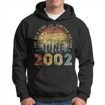 Awesome Since June 2002 Vintage 21St Birthday Party Retro Hoodie | Mazezy