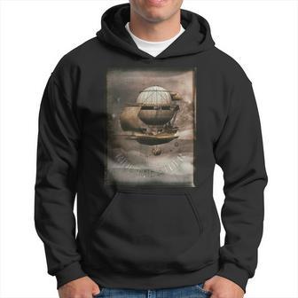 Awesome Steampunk Airship Retro Steampunk Gift For Women Hoodie - Thegiftio UK