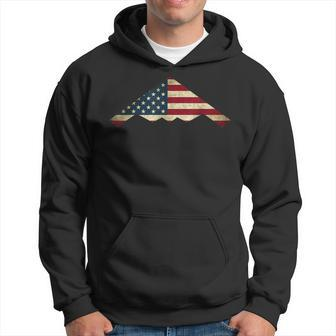 B-2 Stealth Spirit Bomber Us Flag Stars And Strips Hoodie | Mazezy