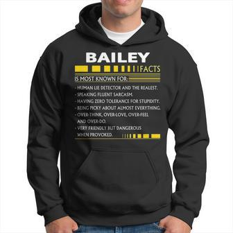 Bailey Name Gift Bailey Facts V3 Hoodie - Seseable