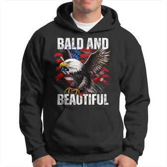 Bald And Beautiful July 4Th Independence Day America Eagle Hoodie | Mazezy