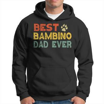 Bambino Cat Dad Owner Breeder Lover Kitten Hoodie | Mazezy