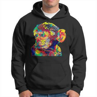 Barbary Macaque Monkey Hoodie | Mazezy