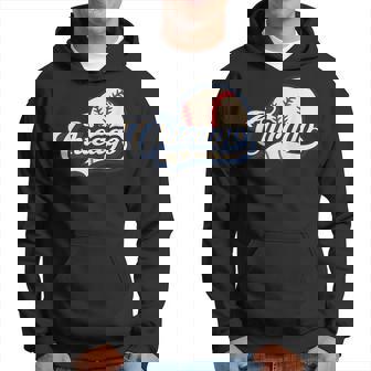 Baseball American Lover Chicago Baseball Hoodie - Seseable