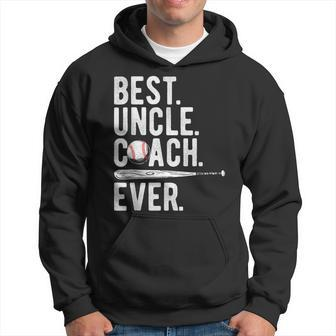 Baseball Best Uncle Coach Ever Proud Dad Daddy Fathers Day Hoodie | Mazezy
