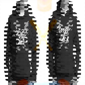 Baseball Dugout Dad Baseball Bats For Father Hoodie | Mazezy