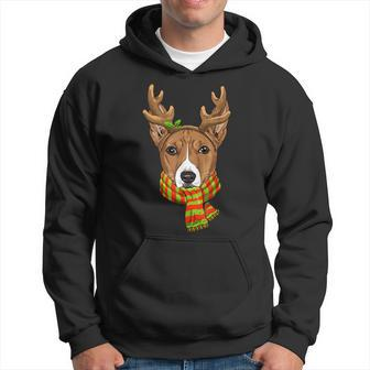 Basenji Dog Christmas Season Breed Owner Enthusiasts Keeper Hoodie | Mazezy