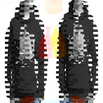 Bbq Bff Ketchup & Mustard Best Friends Forever Hoodie | Mazezy