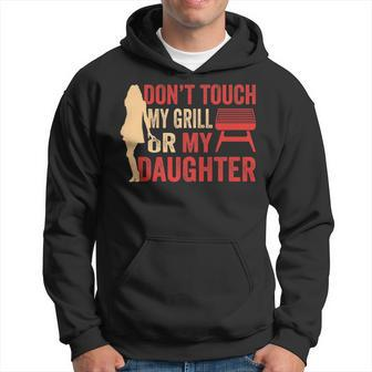Bbq Funny  Dont Touch My Gril Barbecue Lover Hoodie