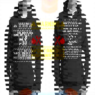 Bbq Grill Grilling Dad Chef Saying Warning Hoodie | Mazezy