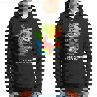 Beach Vacation Drinking Parrot It's 5 O'clock Somewhere Hoodie - Monsterry