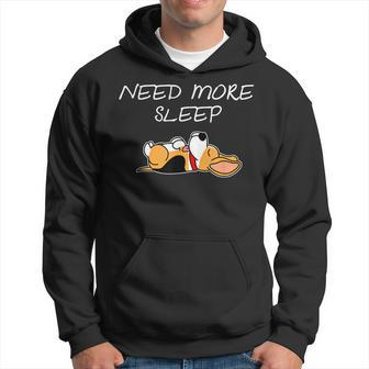 Beagle Dog Puppy Need More Sleep Beagle Pajama For Bedtime Hoodie - Thegiftio UK