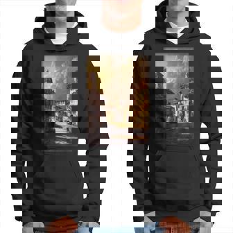 Beautiful Renaissance Tavern On Corner In A Coastal Italian Hoodie | Mazezy