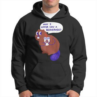 Beaver Offers A Beverage Hoodie | Mazezy