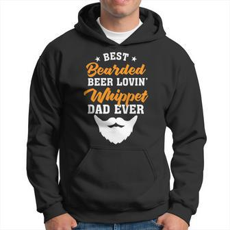 Beer Best Bearded Beer Lovin Samoyed Dad Funny Dog Lover Humor Hoodie - Monsterry