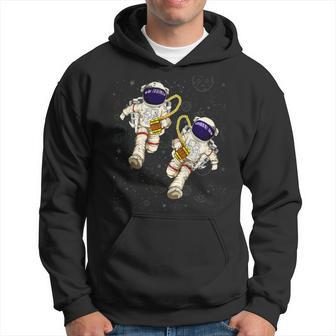 Beer Funny Astronauts Beer Drinking Scientist Outer Space Science Hoodie - Monsterry AU