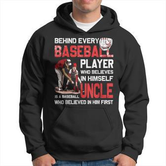 Behind Every Baseball Player Is Baseball Uncle Hoodie | Mazezy