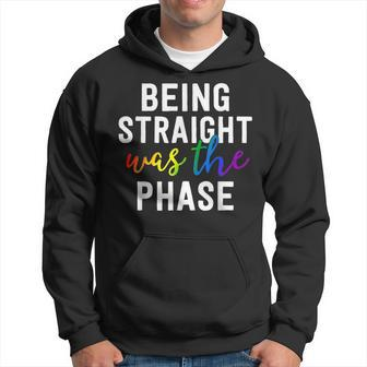Being Straight Was The Phase Lgbt Gay Pride Closet Hoodie | Mazezy