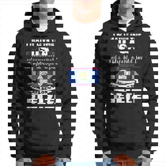 Belizean American Quotes Belize Flag Hoodie | Mazezy