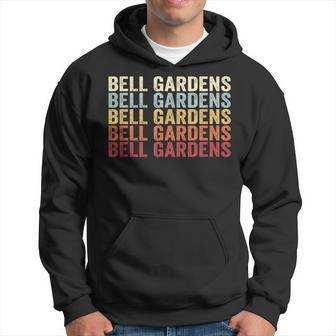 Bell Gardens California Bell Gardens Ca Retro Vintage Text Hoodie | Mazezy