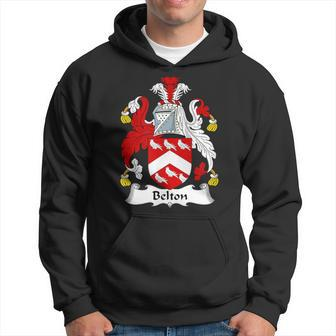 Belton Coat Of Arms Family Crest Hoodie | Mazezy